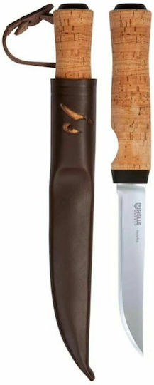 Helle Hellefisk 120 Knife Beige in Leather Sheath