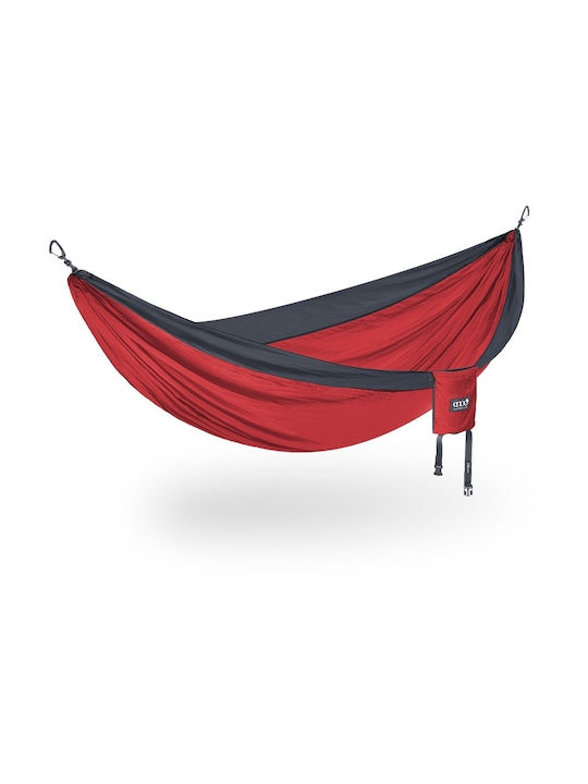 Eno Doublenest Parachute Double Hammock Red / Charcoal 285x188cm