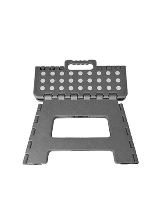 Plastic Outdoor Stool Grey 30x25x22cm E-1326