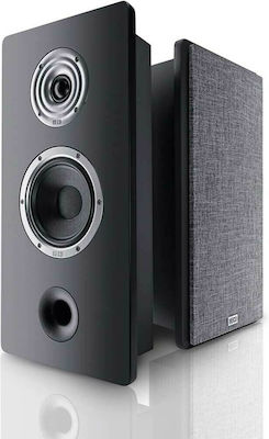 Heco Ambient 22 F D1367020 Pair of Hi-Fi Speakers Wall Mounted 70W 2 No of Drivers W22.5xD10.2xH44.5cm. Black