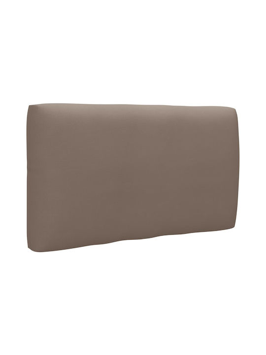 Ecksofa Outdoor from Pallets with Pillows Braun 110x65x55cm