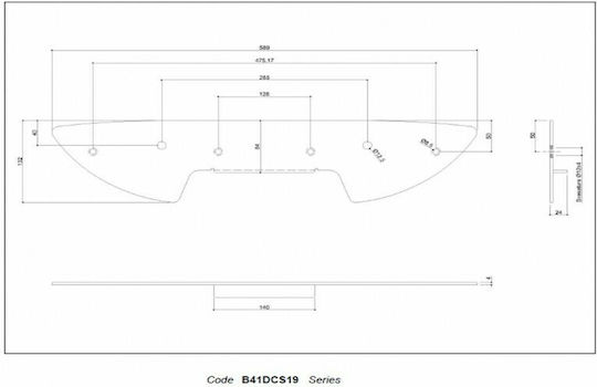 Ponte Giulio 130 Series Verschiedene Hilfsmittel für das Badezimmer B41-DCS-19