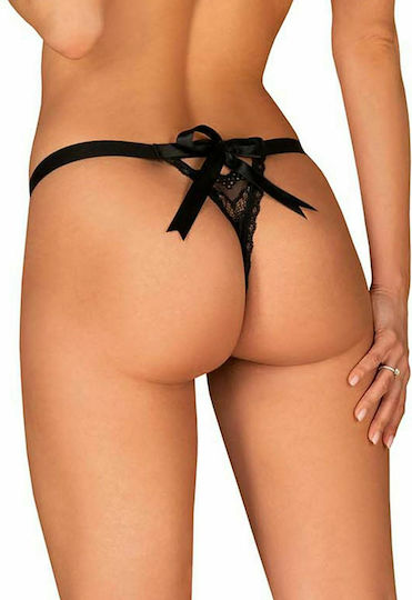 Obsessive Isabellia Женски Секси Прашка Стринг Black
