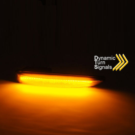Тъмно Тонирани LED Flash БМВ Серия 7 E65/E66/E67 2001-2008 2 Бройки