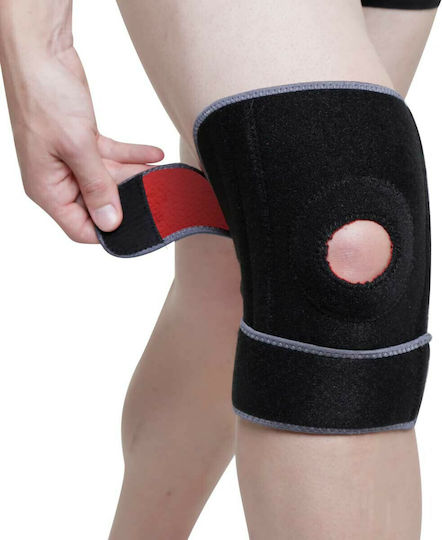 Ortholand ΚED / 408 Knee Brace with Hole & Pads Black