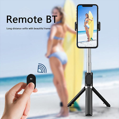 Selfie Stick with Bluetooth P60D Black