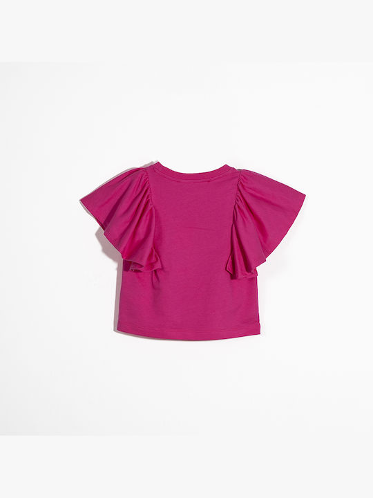 Agatha Ruiz De La Prada Kids Blouse Short Sleeve Fuchsia