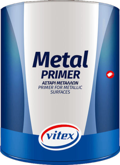 Vitex Metal Primer Solvent Metal Primer Gri Potrivit pentru Metal 0.375lt