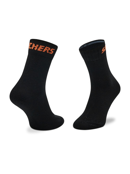 Skechers Boys 3 Pack Knee-High Sport Socks Black