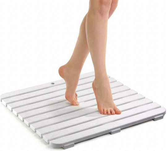 Dimitracas Tatay Shower Non-slip with Suction Cups White 54x54εκ.