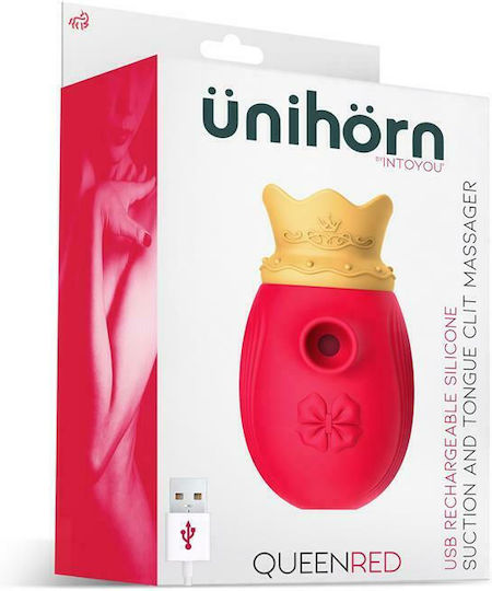 IntoYou Unihorn QueenRed Вакуумен Стимулатор За Клитор Червен