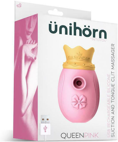 IntoYou Unihorn QueenPink Вакуумен Стимулатор За Клитор Розов