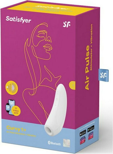 Satisfyer Curvy 1+ Αναρροφητής Αιδοίου White