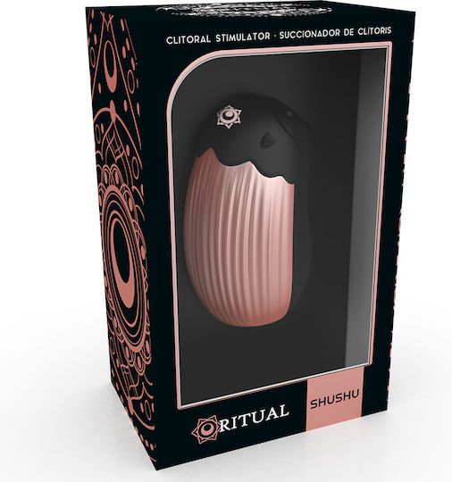 Rithual Shushu Clitoral Stimulator Αναρροφητής Αιδοίου με Δόνηση Black