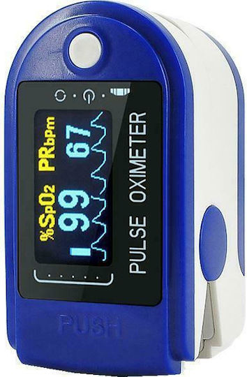 LTC Pulsoximeter Fingerspitze mit LED-Anzeige Für Kinder Blau