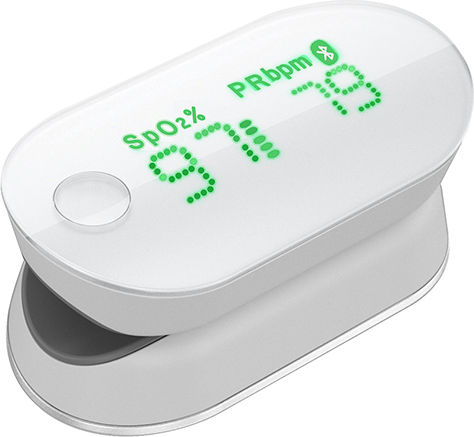 iHealth Air PO3 Παλμικό Οξύμετρο Δακτύλου με Bluetooth Λευκό