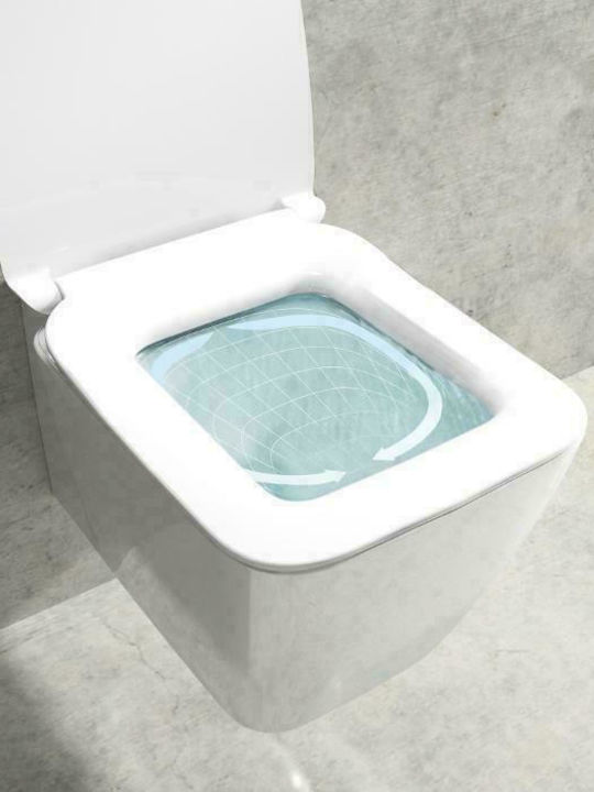 Ideal Standard Strada II Aquablade Toaletă montată pe perete cu Subțire Capac Închidere lentă Albă