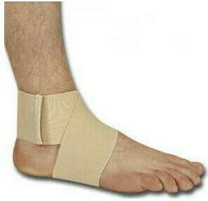 Johns 12576 Elastisch Knöchelbandage mit Riemen in Beige Farbe