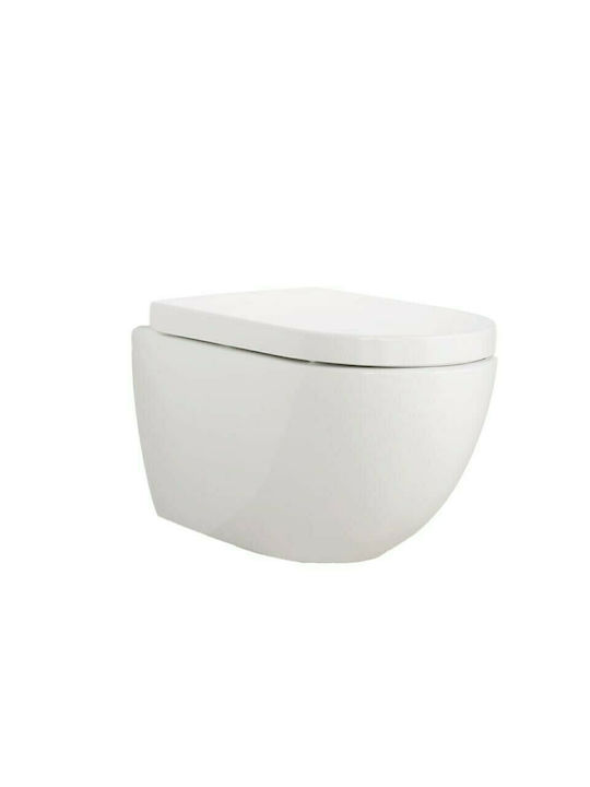 Creavit Free FE320 Duroplast KC3081 Монтирана на стена тоалетна Без капак Бяла