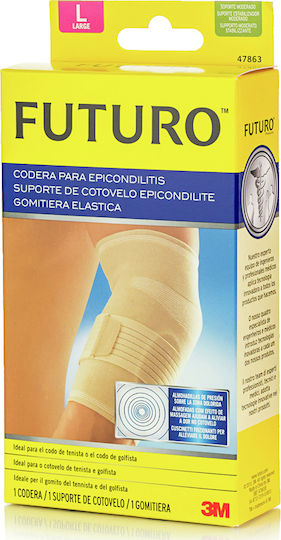 Futuro Elastic Elbow Brace for Epicondylitis in Beige color