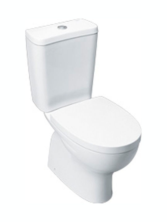 Sanitana Pop Stehende Toilette mit Spülung Weiße