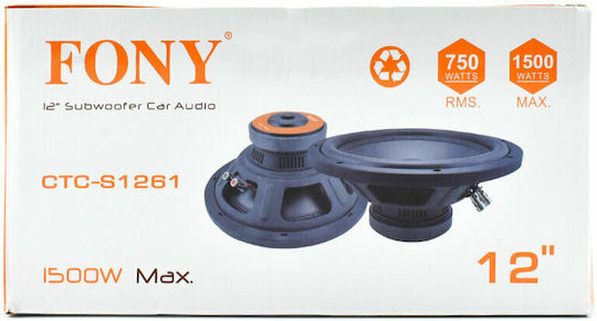 PerVoi Subwoofer Auto 12" 750W RMS