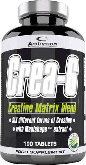 Anderson Crea-6 Creatine Matrix Blend 100 ταμπλέτες