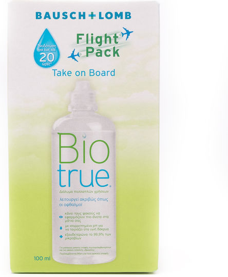 Bausch & Lomb Biotrue Flight Pack Contact Lens Solution 100ml
