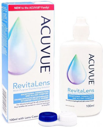 Johnson & Johnson Acuvue Revitalens Contact Lens Solution 100ml