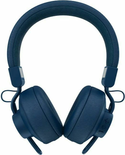 Fresh 'n Rebel Cult Wireless / Wired Over Ear Headphones with 25 hours of Operation Blue