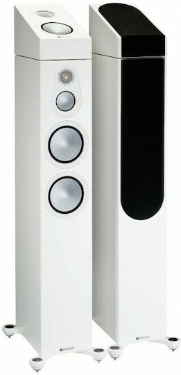 Monitor Audio Silver AMS 7G Ζεύγος Ηχείων Hi-Fi Τοίχου 60W 2 Δρόμων Π18.5xΒ31.3xΥ18.5εκ. Ασημί
