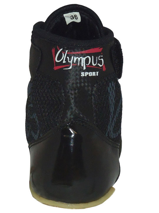 Olympus Sport Junior Velcro Wrestling Martial Arts Shoes Black