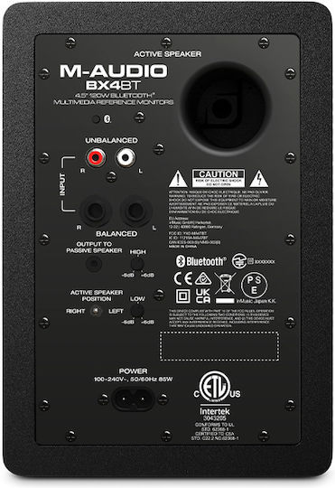 M-Audio BX4BT Boxe Studio Monitor 4.5" 50W (Pereche) Negre