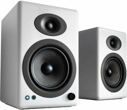 Audioengine A5+ Αυτοενισχυόμενα Ηχεία 50W (Ζεύγος) Λευκά