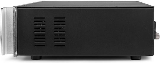 Vonyx VPA300 Leistungsverstärker PA-Verstärker 2 Kanäle 150W/4Ω 100W/8Ω und USB/Bluetooth-Anschlüssen in Schwarz Farbe