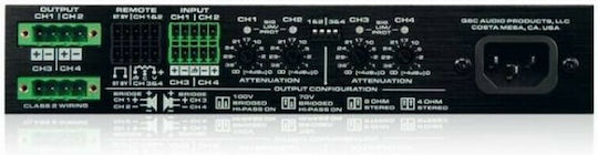 QSC SPA4-60 Amplificator Comercial De Putere 4 Canale 250W/100V SPA4-60