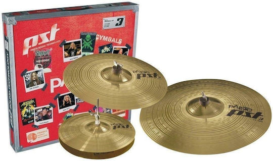 Paiste Σετ Πιατινιών PST 3 Universal Set (14" Hi-Hat, 16" Crash, 20" Ride)