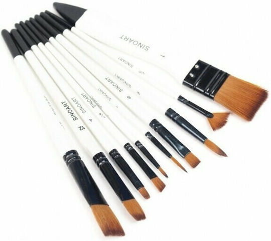 Art & Hobby Комплект четки за живопис 10бр
