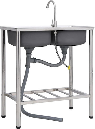 vidaXL Λάντζα Offen Doppelter 151212 43xH78cm