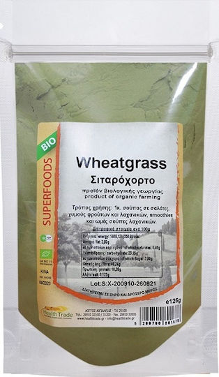 HealthTrade Organic Product Wheatgrass Powder 125gr