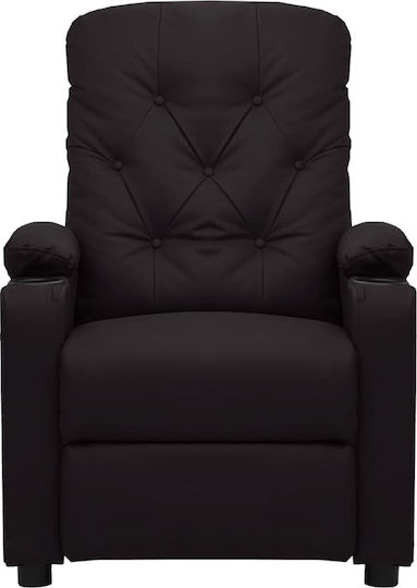 Entspannen mit Fußhocker 78.5x93x96.5cm Schwarz Entspannen mit Fußhocker 78.5x93x96.5cm Schwarz