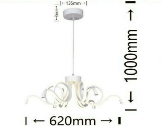 Universo Illuminazione Hängelampe Weiß