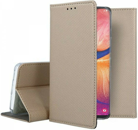 Senso Magnet Book Δερματίνης Χρυσό (Poco M4 Pro)