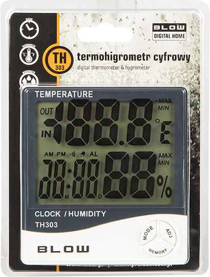 Blow TH-303 Indoor Thermometer & Hygrometer Wall Mounted