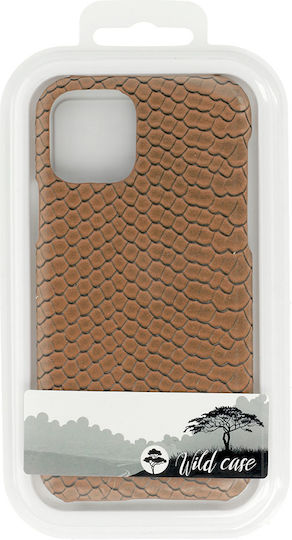 Vennus Wild Back Cover Δερματίνης Καφέ (Redmi 9C)
