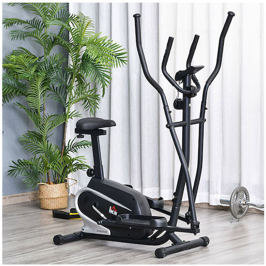 HomCom Mașină eliptică magnetică cu disc 3kg pentru utilizator până la 100kg