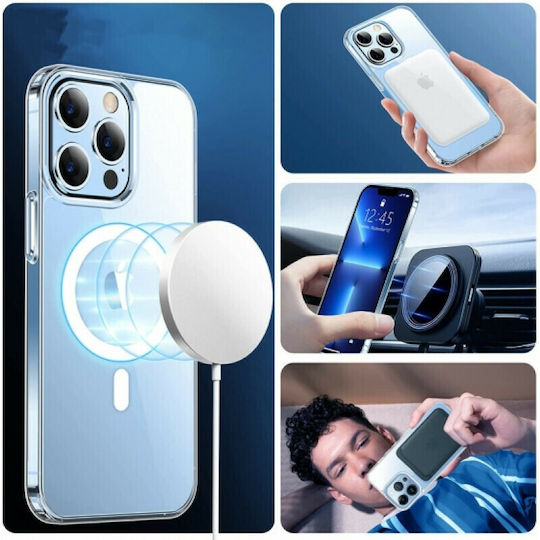 Tech-Protect Magmat Back Cover Silicone / Plastic 2mm Transparent (iPhone 13 Pro)