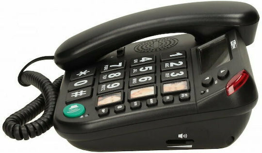 MaxCom KXT480 Office Corded Phone for Seniors Black