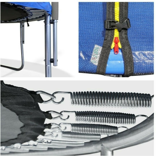 Buba Trampolin Draußen Durchmesser 244cm mit Netz & Leiter
