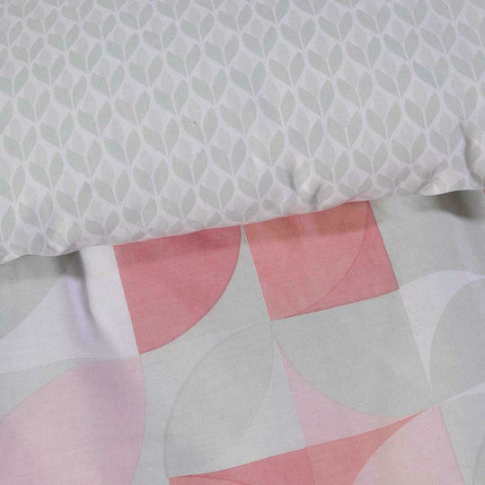 Das Home 9567 Coverlet Queen Size Cotton Mint / Pink 220x240cm